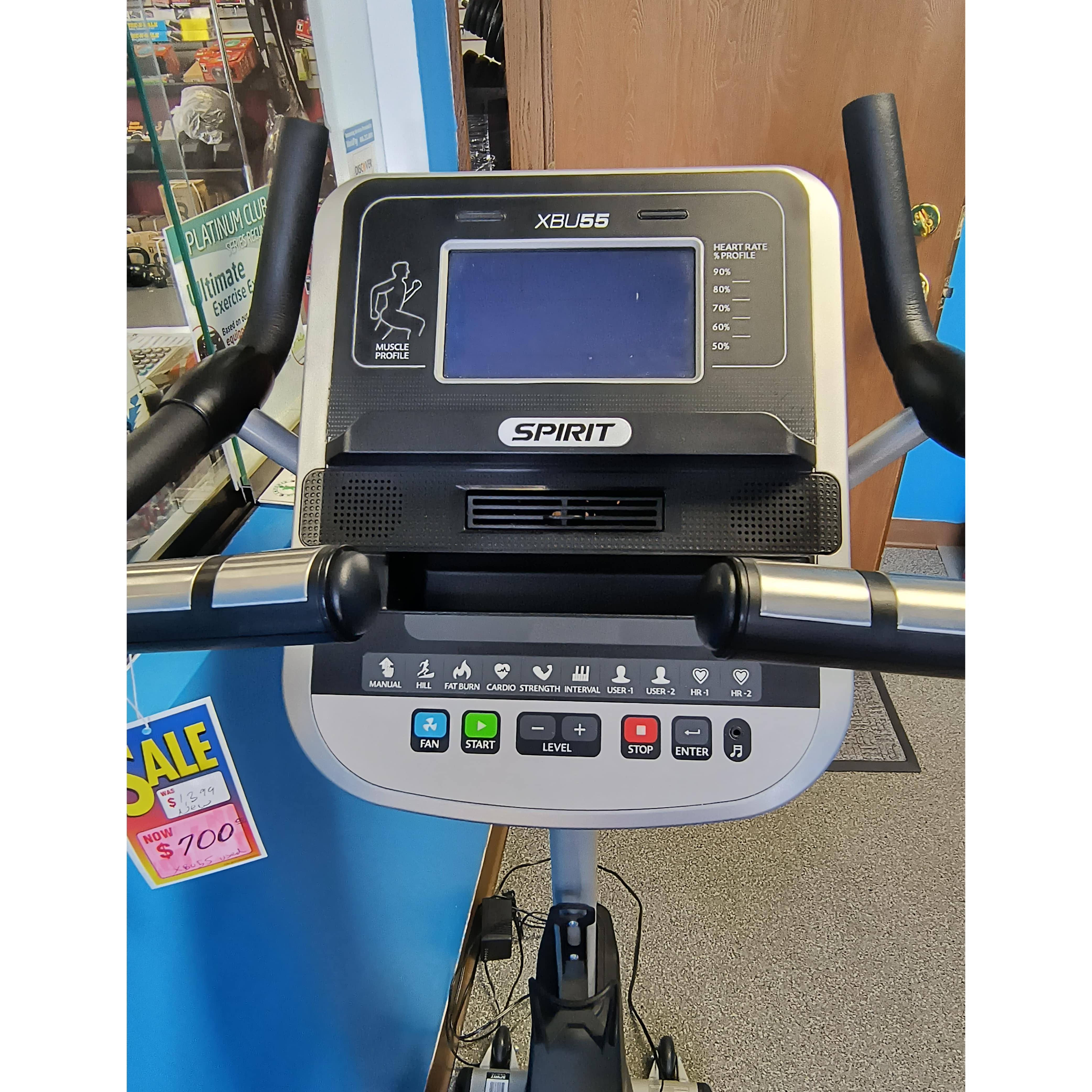 Spirit XBU55 Upright Bike (used)