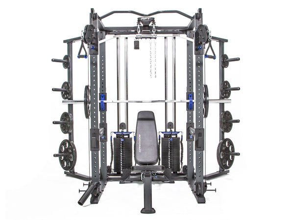 Multi-Functional Smith Machine, Functional Trainer & Half Rack B500 PRO