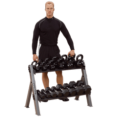 Body-Solid GDKR100 Dual Dumbbell & Kettlebell Rack