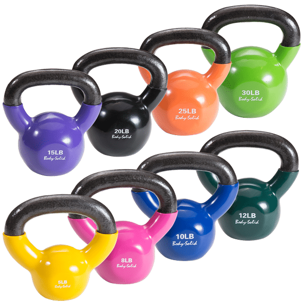 Body-Solid KBV Vinyl Dipped Kettlebells