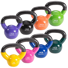 Body-Solid KBV Vinyl Dipped Kettlebells