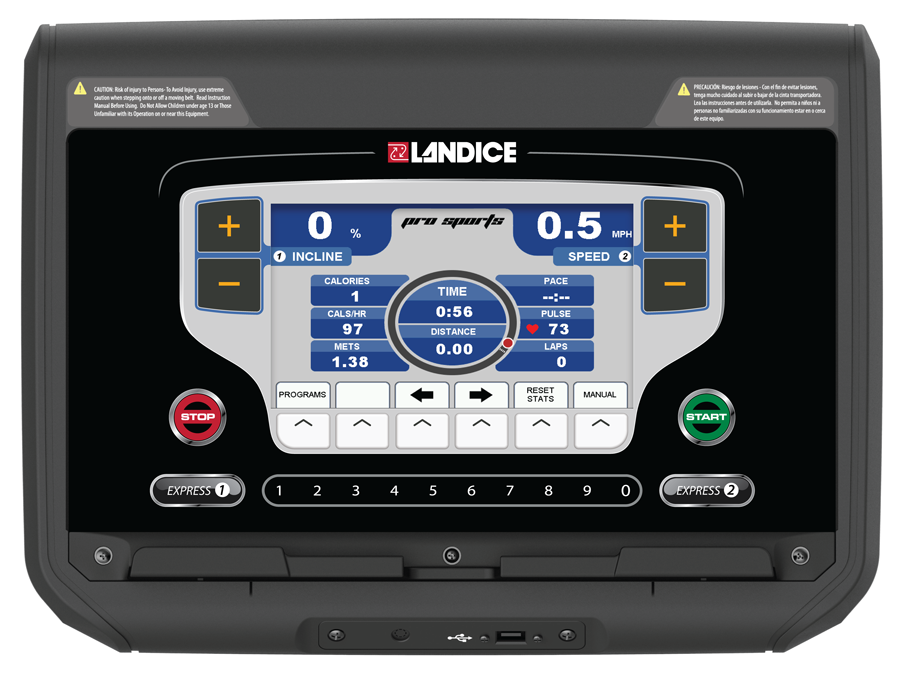 Landice L7 Pro Sports Treadmill (Floor Model)