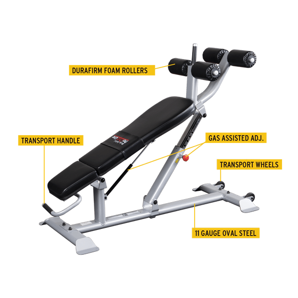 Body-Solid SAB500 ProClub Line Adj. Ab Bench