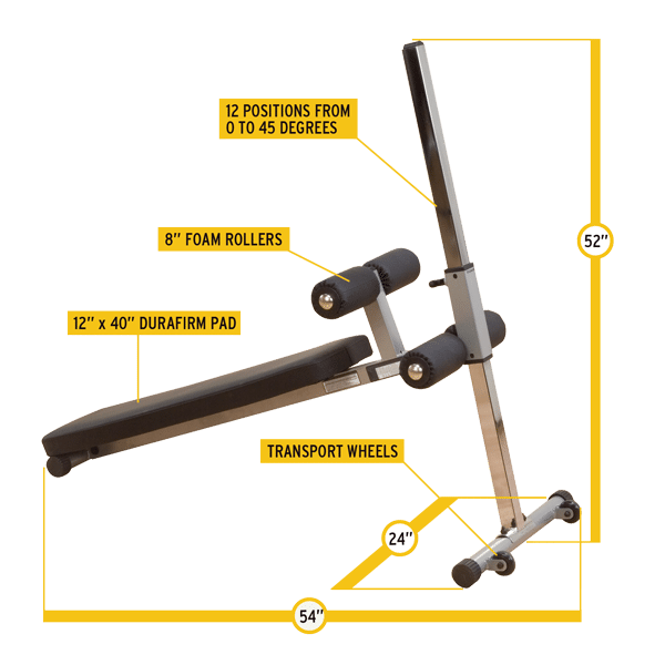 Body-Solid GAB60 Pro-Style Ab Board