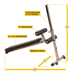 Body-Solid GAB60 Pro-Style Ab Board