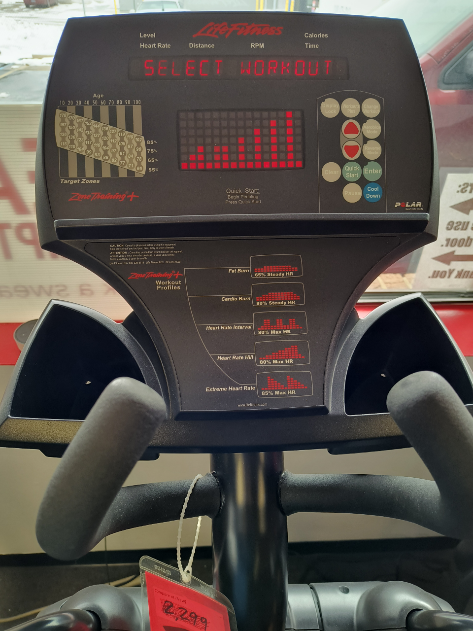 Used life fitness clearance elliptical near me