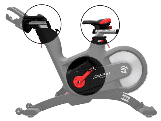sidecomfort Life Fitness IC7 Indoor Cycle